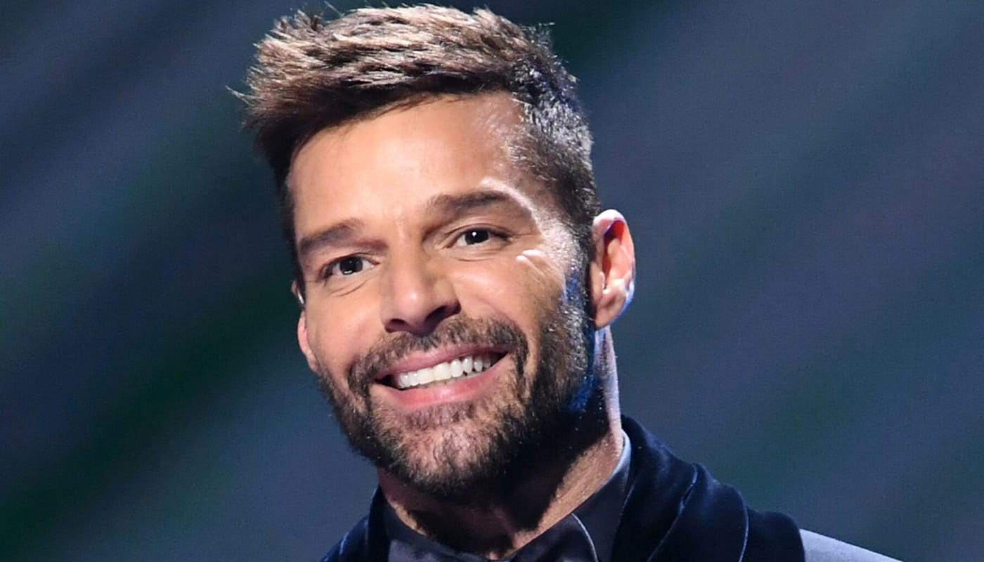 Der englische Sänger Ricky Martin
