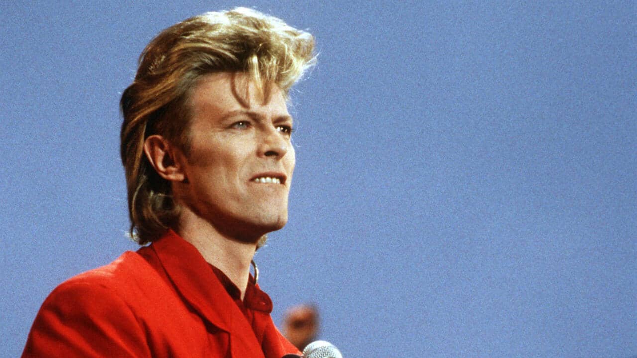 Englischer Sänger David Bowie
