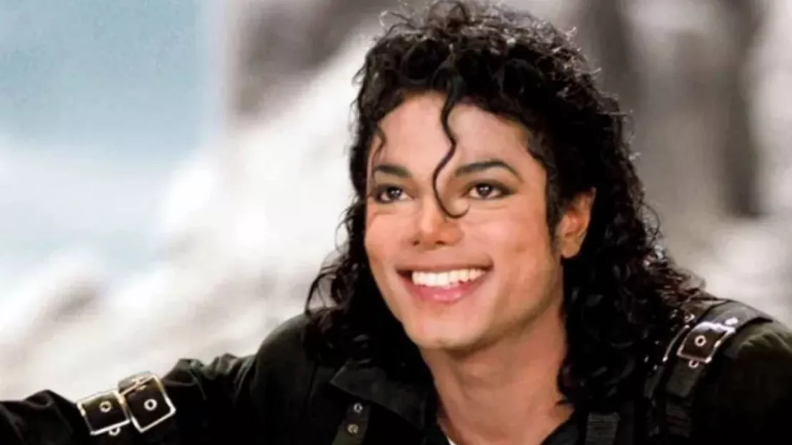 Der amerikanische Sänger Michael Jackson