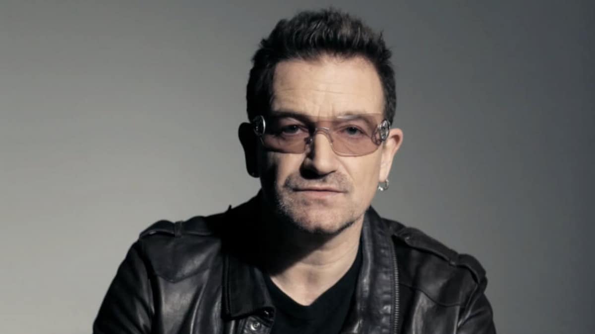 Der irische Sänger Bono