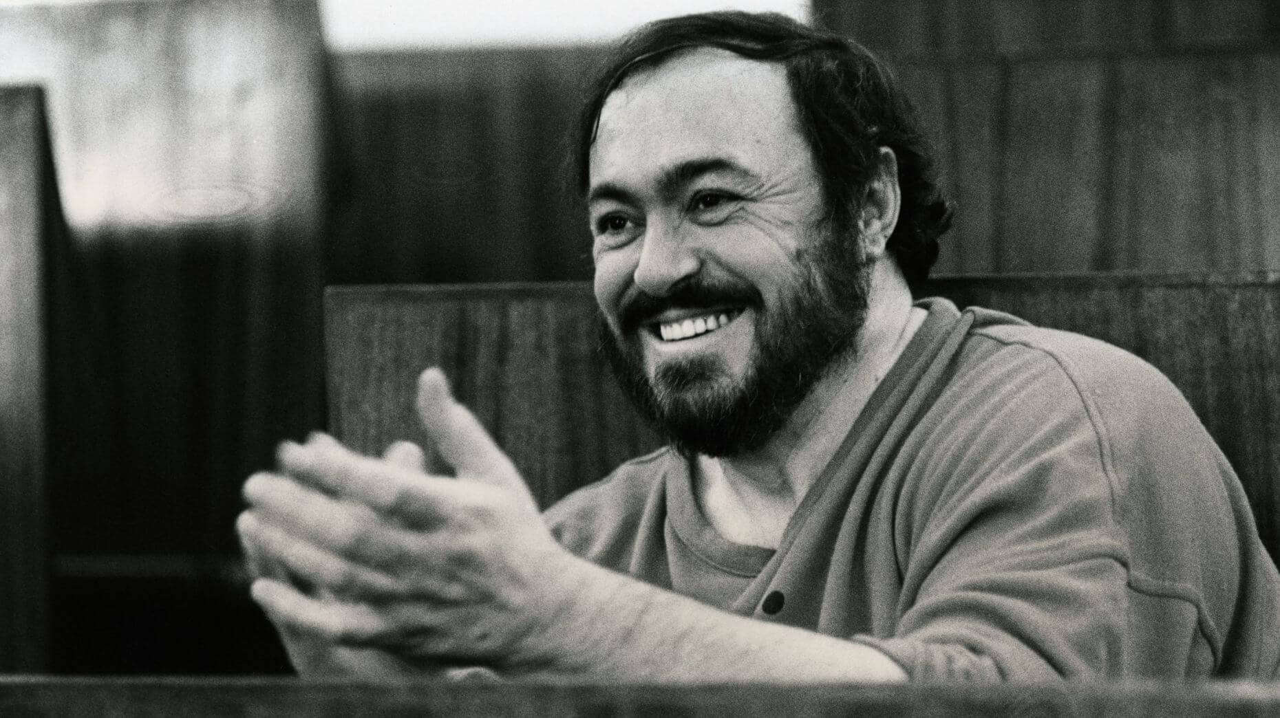 Der italienische Sänger Luciano Pavarotti