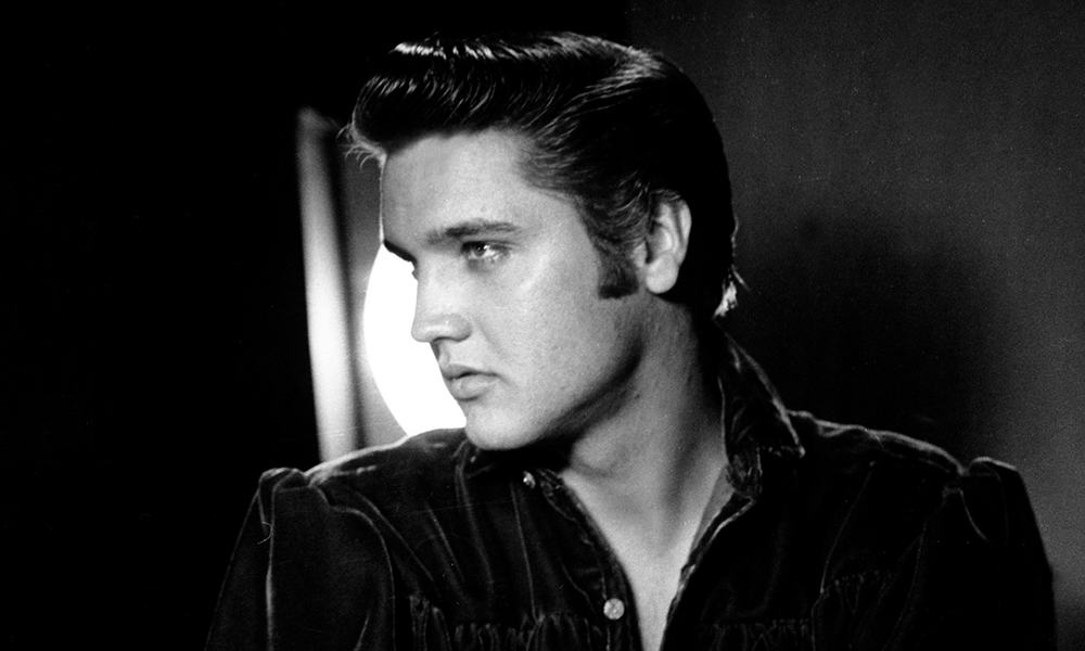 Der amerikanische Sänger Elvis Presley