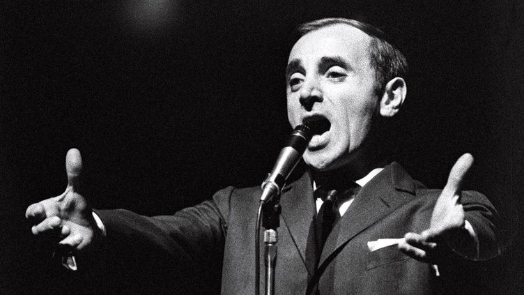 Der französische Sänger Charles Aznavour